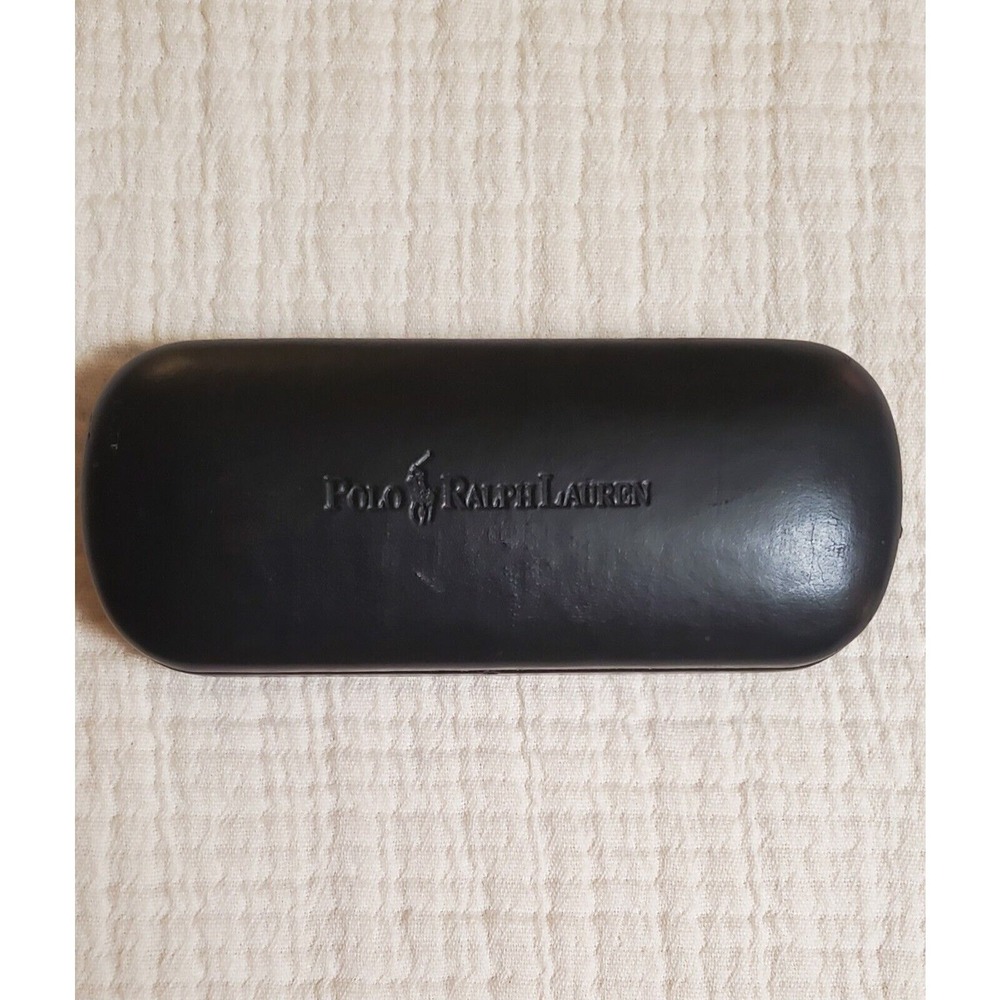 Vintage Polo‎ Ralph Lauren Black Hard Clam Shell Sun/Eyeglass Case